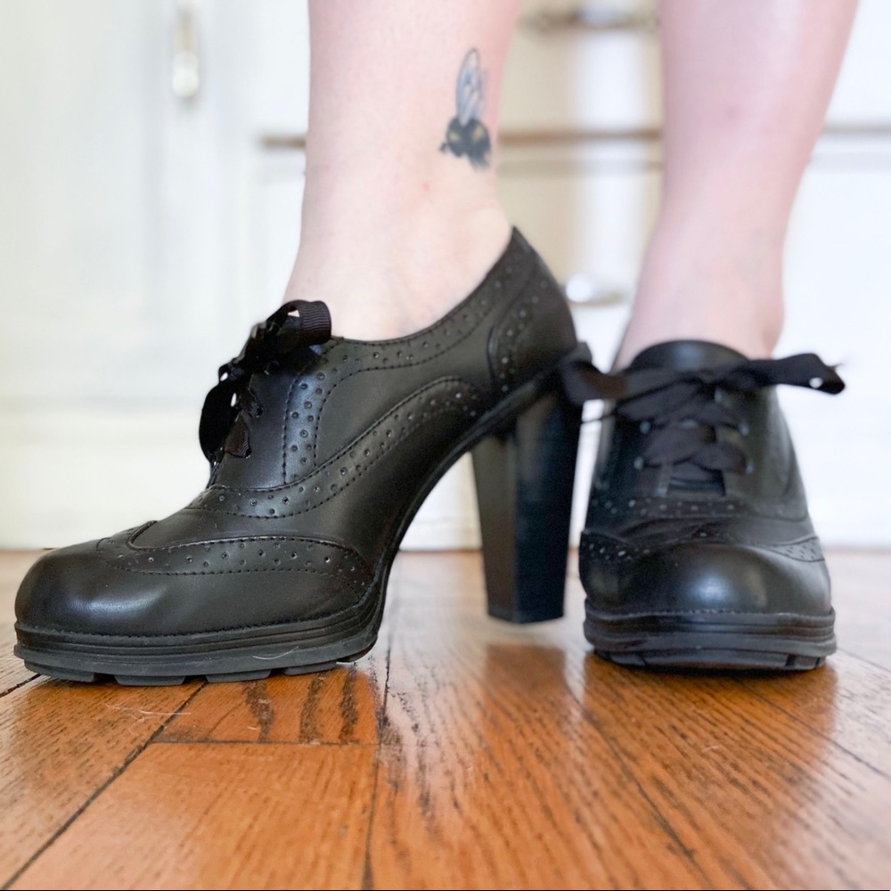 Chunky Black Heels
